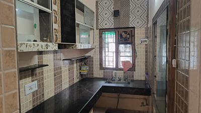 Kitchen Image of 1800 Sq.ft 3 BHK Apartment / Flat for rent in Rainbow Apartment, Sector 12 Dwarka New Delhi for Rs. 30000