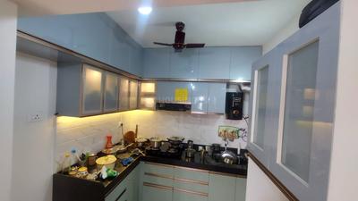 Kitchen Image of 1200 Sq.ft 3 BHK Apartment / Flat for rent in Mantra Essence, Undri Pune for Rs. 32000