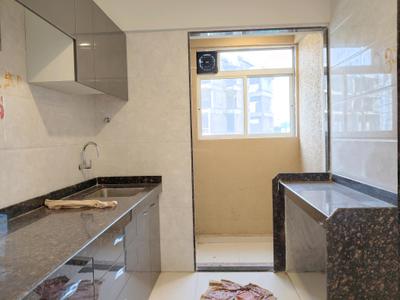 Kitchen Image of 700 Sq.ft 1 BHK Apartment / Flat for rent in QA Riverfront , Taloja Navi Mumbai for Rs. 9000