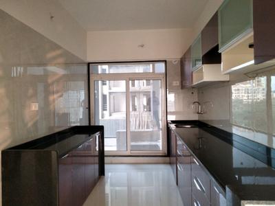 Kitchen Image of 1950 Sq.ft 3 BHK Apartment / Flat for sale in Concrete Sai Saakshaat, Kharghar Navi Mumbai for Rs. 37000000