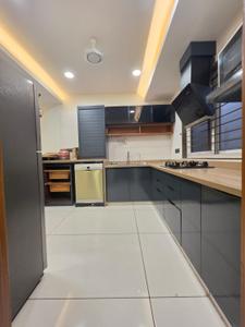 Kitchen Image of 1600 Sq.ft 3 BHK Apartment / Flat for rent in Darshanam Club Life, Undera Vadodara for Rs. 55000