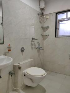 Common Bathroom Image of 600 Sq.ft 1 BHK Apartment / Flat for sale in Kasarvadavali Thane for Rs. 5800000