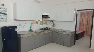 Kitchen Image of 700 Sq.ft 2.5 BHK Apartment / Flat for rent in GLS Avenue 51, Sector 92 Gurgaon for Rs. 30000