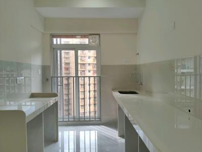 Kitchen Image of 800 Sq.ft 3 BHK Apartment / Flat for rent in Swastik Platinum, Vikhroli East Mumbai for Rs. 72000