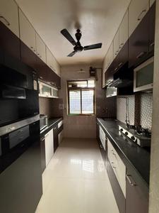 Kitchen Image of 580 Sq.ft 1 BHK Apartment / Flat for rent in Sagar Residency, Kasarvadavali Thane for Rs. 25000