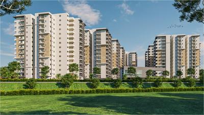 Image of 1700 Sq.ft 3 BHK Apartment / Flat for sale in Hallmark Pinnacle, Kollur, Hyderabad for Rs. 12000000
