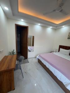Bedroom Image of 1300 Sq.ft 1 BHK Builder Floor for rent in Sector 55 Gurgaon for Rs. 40000