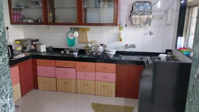 Kitchen Image of 1650 Sq.ft 3 BHK Apartment / Flat for rent in Vanashree Apartment, Seawoods Navi Mumbai for Rs. 149000