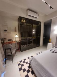 Bedroom Image of 1250 Sq.ft 3 BHK Apartment / Flat for rent in Hiranandani Heritage Rivona, Kandivali West Mumbai for Rs. 120000