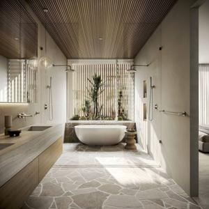 Bathroom Image of 2355 Sq.ft 3 BHK Apartment / Flat for sale in Rajapushpa Pristinia, Kokapet Hyderabad for Rs. 21901500