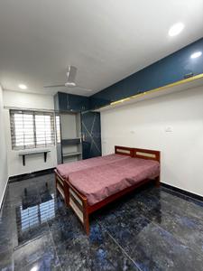 Bedroom Image of 1300 Sq.ft 1 BHK Builder Floor for rent in Serilingampally Hyderabad for Rs. 30000