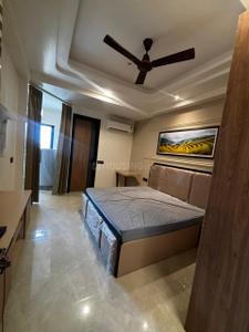 Bedroom Image of 600 Sq.ft 1 RK Builder Floor for rent in DLF Independent Floors, DLF Phase 3 Gurgaon for Rs. 22000