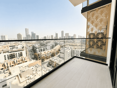 Balcony Image of 646 Sq.ft 1 BHK Apartment / Flat for sale in Jumeirah Village Dubai for Rs. 27332613