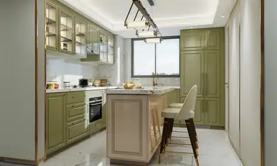 Kitchen Image of 2720 Sq.ft 4 BHK Apartment / Flat for sale in Godrej Azure, Padur Chennai for Rs. 24500000