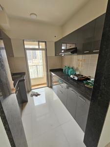 Kitchen Image of 1100 Sq.ft 3 BHK Apartment / Flat for rent in JP North Euphoria, Mira Road East Mira Bhayandar for Rs. 55000