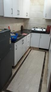 Kitchen Image of 508 Sq.ft 1 BHK Independent House for rent in RWA Lajpat Nagar 4 Colonies, Lajpat Nagar New Delhi for Rs. 26000