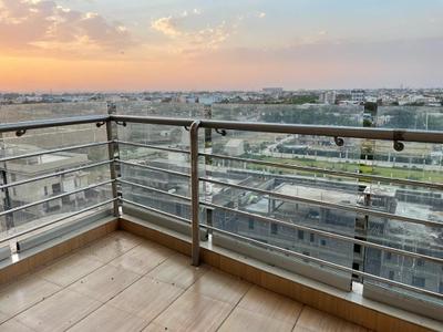Balcony Image of 1500 Sq.ft 3 BHK Apartment / Flat for rent in Pinnacle D Dreams, Nipania Indore for Rs. 40000
