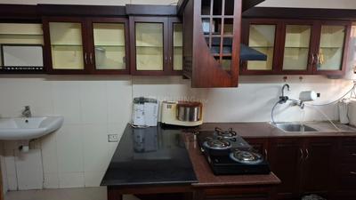 Kitchen Image of 1200 Sq.ft 2 BHK Apartment / Flat for rent in Soorya Fort Avenue Apartments, Kunathurmedu Palakkad for Rs. 17000