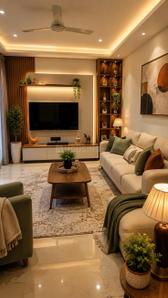 Living Room Image of 969 Sq.ft 2 BHK Apartment / Flat for sale in Wakad Pune for Rs. 7000000