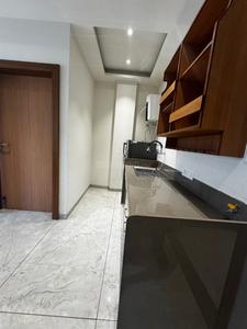Kitchen Image of 650 Sq.ft 1 BHK Builder Floor for rent in Scheme No 54 Indore for Rs. 32000