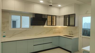 Kitchen Image of 2020 Sq.ft 3 BHK Apartment / Flat for rent in Rajapushpa Provincia, Narsingi Hyderabad for Rs. 75000