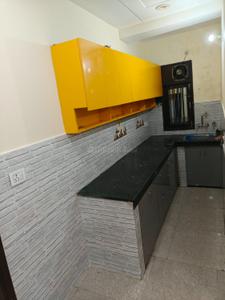 Kitchen Image of 700 Sq.ft 2 BHK Builder Floor for rent in Matiala New Delhi for Rs. 13400