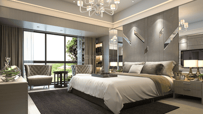 Bedroom Image of 2010 Sq.ft 3 BHK Apartment / Flat for sale in Pimple Nilakh Pune for Rs. 23300000