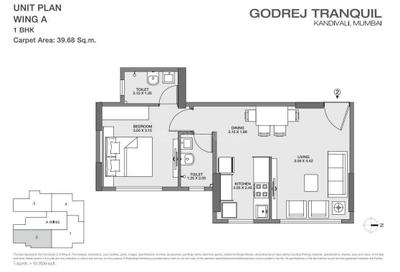 Image of 900 Sq.ft 2 BHK Apartment / Flat for sale in Lokhandwala Sierra Towers, Kandivali East, Mumbai for Rs. 21000000