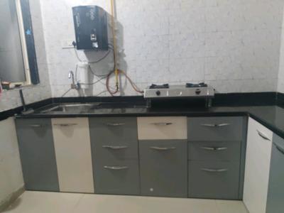 Kitchen Image of 1350 Sq.ft 3 BHK Apartment / Flat for sale in Safal Parisar II, South Bopal Ahmedabad for Rs. 11500000