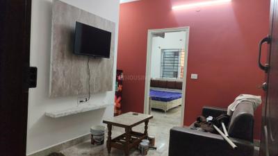 Living Room Image of 700 Sq.ft 1 BHK Apartment / Flat for rent in BTM Layout 2nd Stage Bengaluru for Rs. 28000