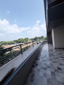 Balcony Image of 824 Sq.ft 3 BHK Apartment / Flat for sale in Ashwamegh Elite, Sargasan Gandhinagar for Rs. 7900000