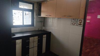Kitchen Image of 550 Sq.ft 1 BHK Apartment / Flat for rent in Jai Jawan Building, Vashi Navi Mumbai for Rs. 27000