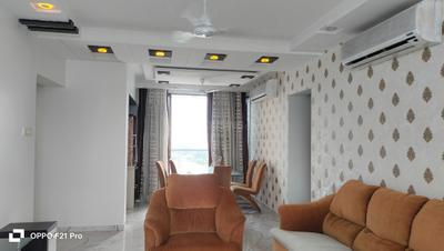 Hall Image of 1800 Sq.ft 3 BHK Apartment / Flat for rent in Kesar Harmony, Kharghar Navi Mumbai for Rs. 95000