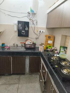 Kitchen Image of 1200 Sq.ft 3 BHK Apartment / Flat for rent in DDA SFS Flats, Sector 22 Dwarka New Delhi for Rs. 37000