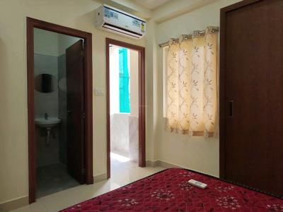 Bedroom Image of 520 Sq.ft 1 RK Apartment / Flat for rent in Kondapur Hyderabad for Rs. 18000