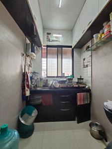 Kitchen Image of 550 Sq.ft 1 BHK Apartment / Flat for sale in Kalwa Thane for Rs. 4000000