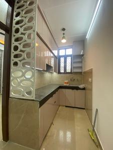 Kitchen Image of 650 Sq.ft 1 BHK Builder Floor for rent in Vaishali Ghaziabad for Rs. 18000
