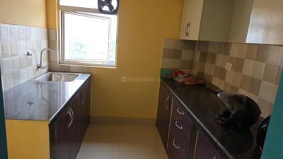 Kitchen Image of 1020 Sq.ft 3 BHK Apartment / Flat for rent in Rishi Ventoso, Madhyamgram Kolkata for Rs. 28000