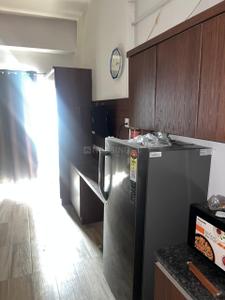 Kitchen Image of 435 Sq.ft 1 RK Apartment / Flat for rent in Paramount Golfforeste Oak & Pine, Surajpur Greater Noida for Rs. 15000