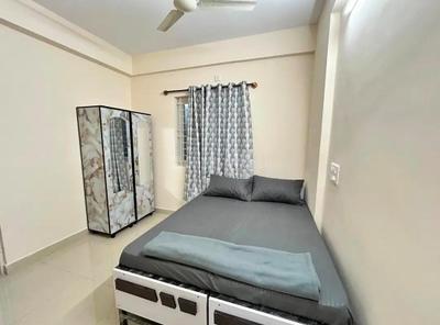 Bedroom Image of 590 Sq.ft 1 BHK Apartment / Flat for rent in Anantam Signature, Panjim Goa for Rs. 12000