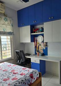 Bedroom Image of 1230 Sq.ft 2 BHK Apartment / Flat for rent in Puravankara Palm Beach, Kyalasanahalli Bengaluru for Rs. 43500