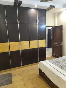 Bedroom Image of 1350 Sq.ft 3 BHK Builder Floor for rent in Kirti Nagar New Delhi for Rs. 55000