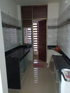 Kitchen Image of 710 Sq.ft 3 BHK Apartment / Flat for rent in Sushrut Saujanya, Amraiwadi Ahmedabad for Rs. 14000