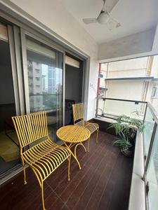 Balcony Image of 750 Sq.ft 1 BHK Apartment / Flat for rent in Cuffe Parade Mumbai for Rs. 150000