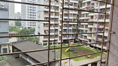 Balcony Image of 580 Sq.ft 1 BHK Apartment / Flat for rent in Kalyan West Kalyan for Rs. 13000