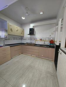 Kitchen Image of 1600 Sq.ft 3 BHK Apartment / Flat for rent in Samnani Ishawar Prestige, Anandvalli Nashik for Rs. 40000