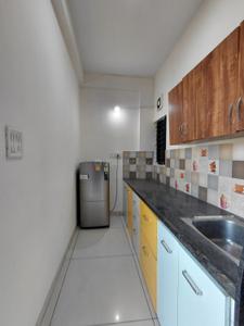 Kitchen Image of 300 Sq.ft 1 RK Builder Floor for rent in Mahalakshmi Nagar Indore for Rs. 14000