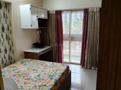 Bedroom Image of 760 Sq.ft 2 BHK Apartment / Flat for rent in Puraniks Aldea, Mahalunge Pune for Rs. 50000