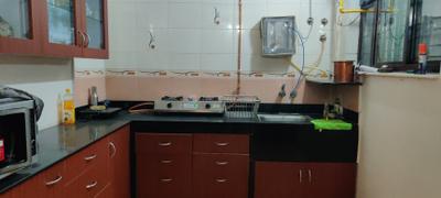 Kitchen Image of 980 Sq.ft 2 BHK Apartment / Flat for rent in Sanjeevani Sadafulee, Balewadi Pune for Rs. 45000