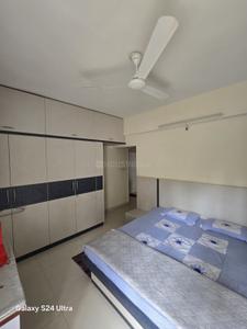 Bedroom Image of 1200 Sq.ft 3 BHK Apartment / Flat for rent in Kumar Princeville, Moshi Pune for Rs. 45000
